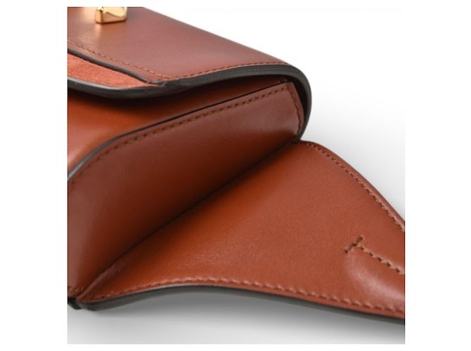 Borsa a spalla e vita in pelle marrone Chloé C - vista 6