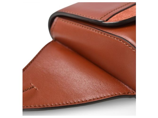 Borsa a spalla e vita in pelle marrone Chloé C - vista 7