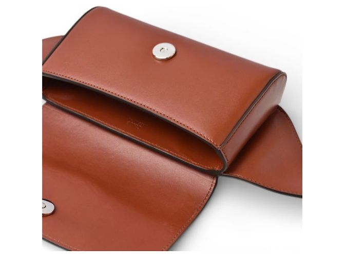 Borsa a spalla e vita in pelle marrone Chloé C - vista 9