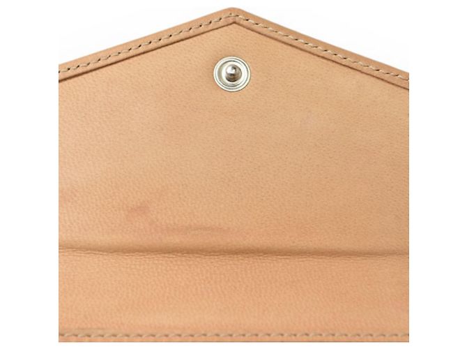 Estuche de Llaves de Cuero Jacquard Beige Christian Dior - vista 9