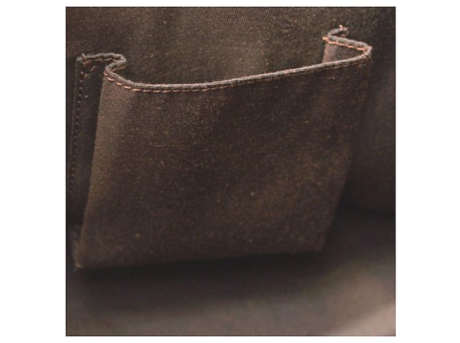 Gucci A4 Tote Bag aus GG-Canvas Schwarz Dunkelbraun - Ansicht 11