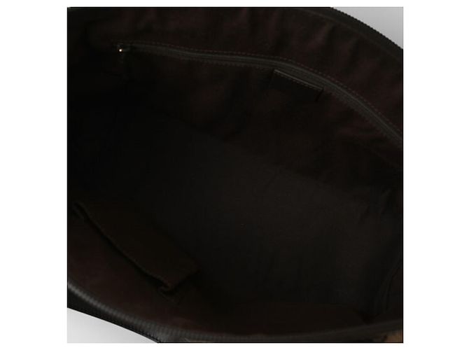 Gucci A4 Tote Bag aus GG-Canvas Schwarz Dunkelbraun - Ansicht 16
