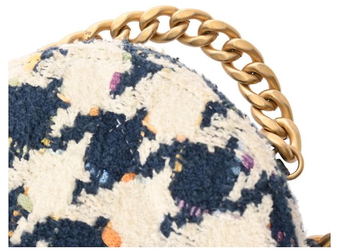 Borsa a Spalla Chanel 19 con Catena Multicolore - vista 7