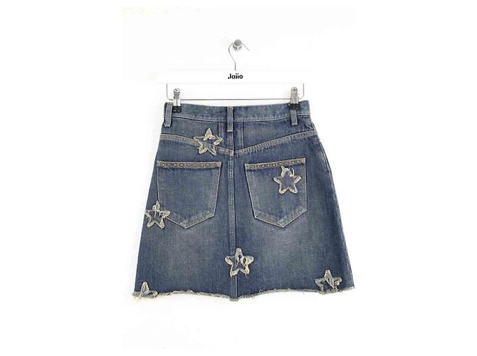 Saint Laurent Minifalda azul - vista 2