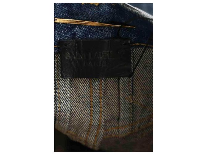 Saint Laurent Minifalda azul - vista 4