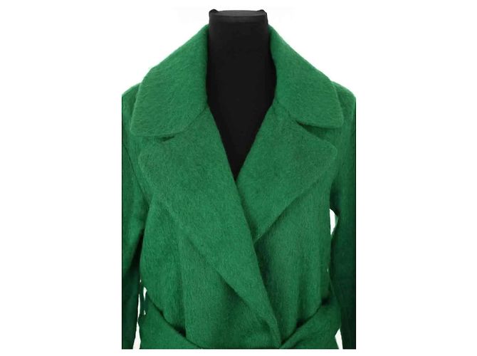 Diane Von Furstenberg Abrigo verde - vista 2