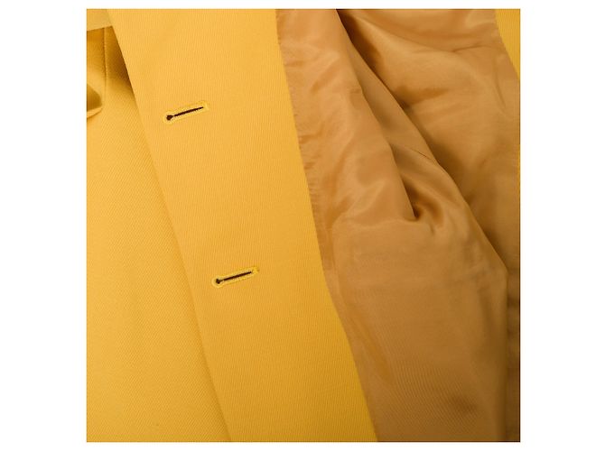 Blazer Aspesi de lana amarillo con cuello negro - vista 8