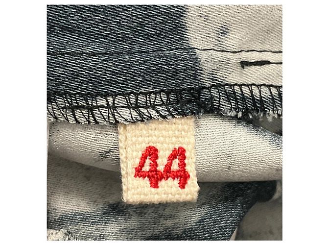 Marni Schwarze / Weiße Blühende Envers Satin-Hose - Ansicht 5