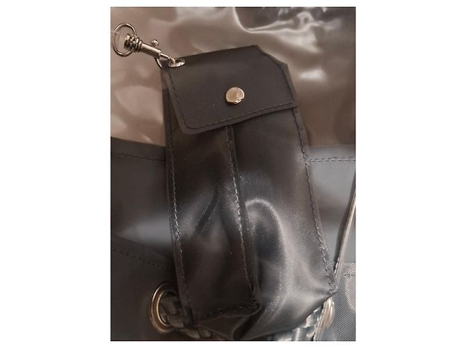 Borsa a zaino in nylon grigio Roberta di Camerino - vista 15