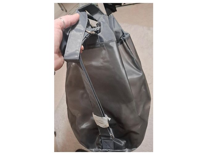 Borsa a zaino in nylon grigio Roberta di Camerino - vista 19