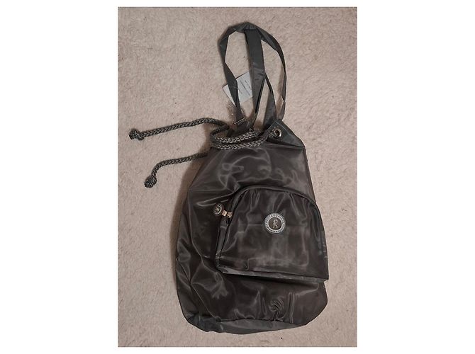 Borsa a zaino in nylon grigio Roberta di Camerino - vista 2