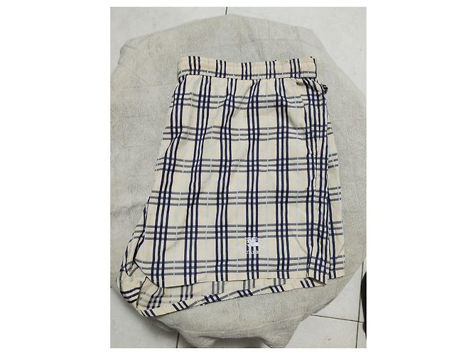Burberry Check Swim Shorts Beige Dark blue - view 2