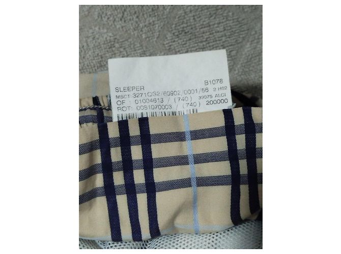 Burberry Check Swim Shorts Beige Dark blue - view 6