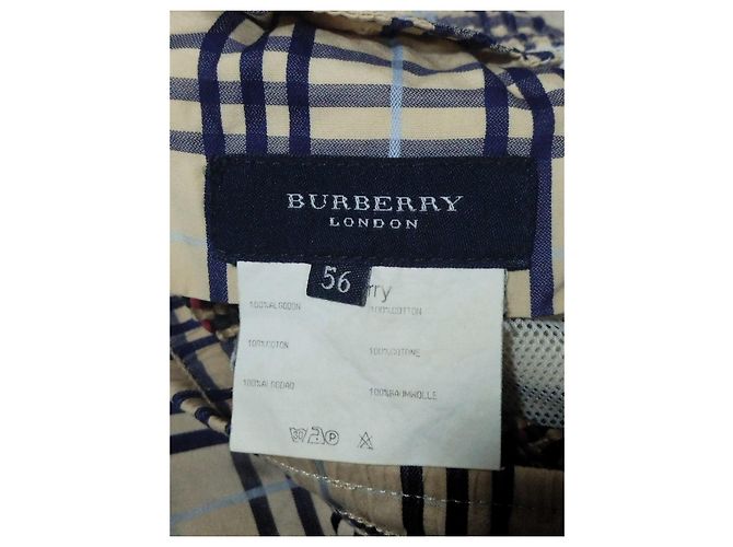 Burberry Check Swim Shorts Beige Dark blue - view 7
