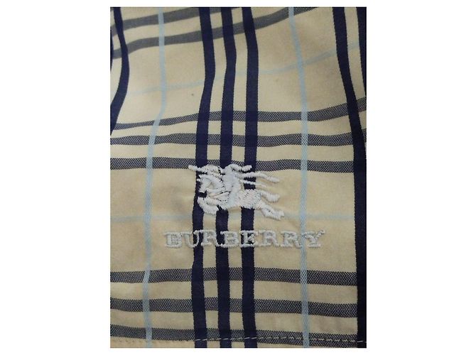 Burberry Check Swim Shorts Beige Dark blue - view 8