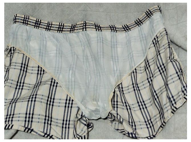 Burberry Check Swim Shorts Beige Dark blue - view 9