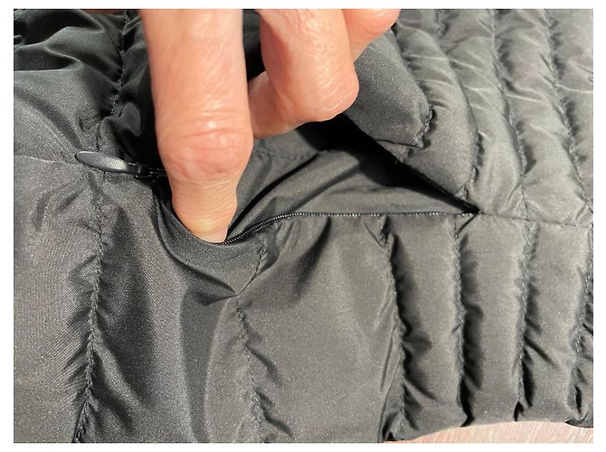 Jaqueta acolchoada Emporio Armani EA7 Preto - vista 12