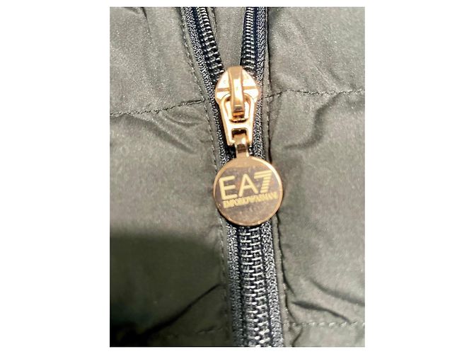 Jaqueta acolchoada Emporio Armani EA7 Preto - vista 5