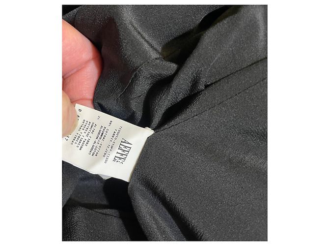 Abito blazer in misto cotone e seta nera Moschino con bottoni in perla Nero - vista 11