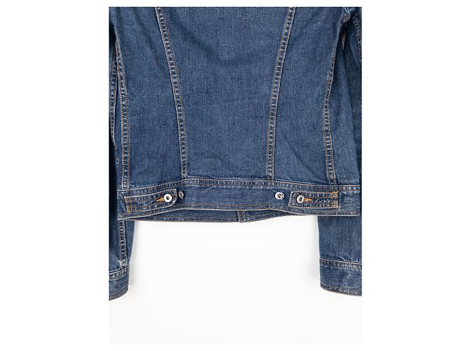 Chaqueta de mezclilla trucker con strass de los 2000 de Dolce & Gabbana Azul - vista 8