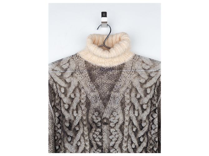 Jean Paul Gaultier AW04 Trompe Loeil Fischerstrickpullover - Ansicht 3