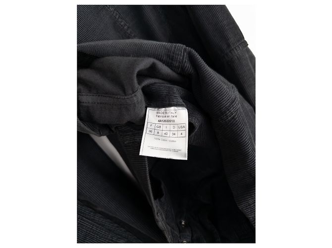 Dior di Galliano AW04 Giacca da Campo M-65 Hardcore Star con Zip Grigio - vista 11