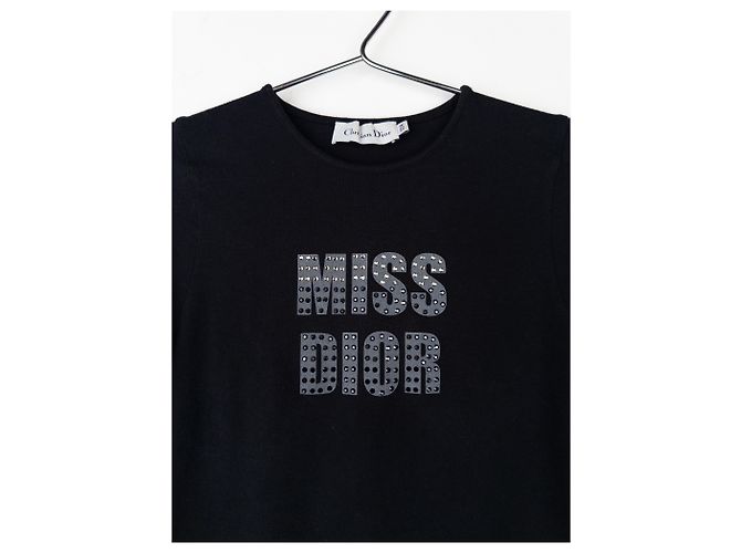 Camicia a maniche lunghe 'Miss Dior' con strass dei primi anni 2000 di Galliano - vista 3
