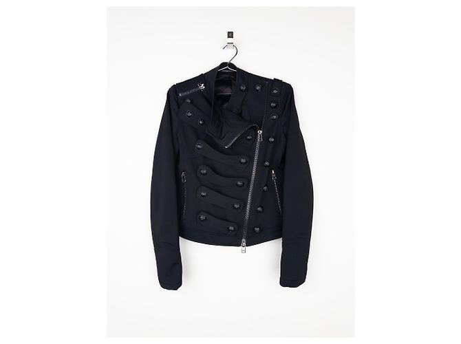 Giacca Biker Napoleone Balmain di Decarnin anni 2010 - vista 3