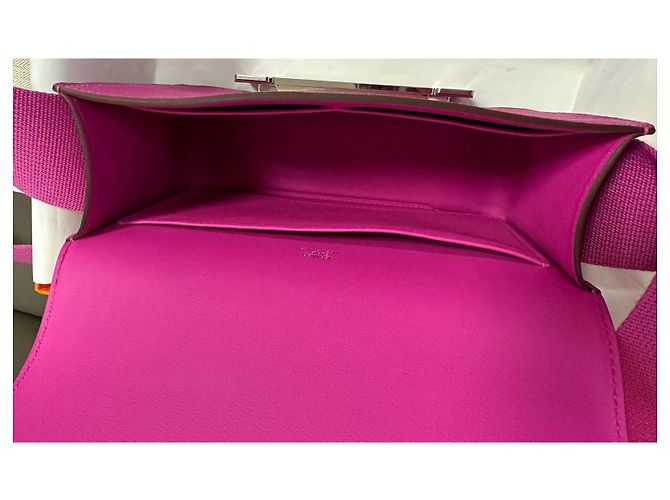 Borsa Hermès Geta Magnolia in pelle di capra Mysore - vista 11