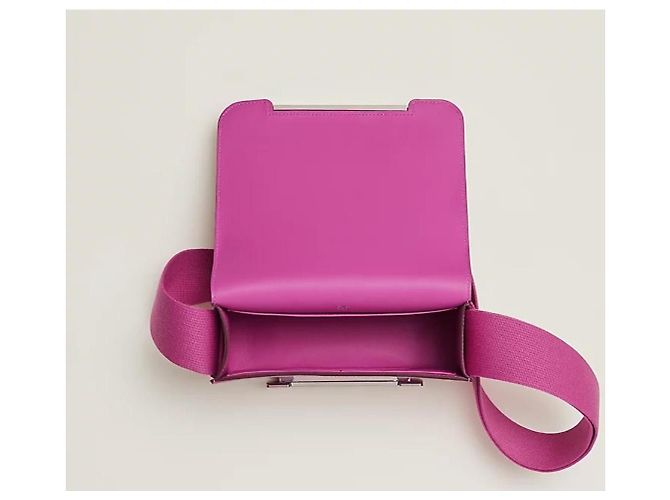 Borsa Hermès Geta Magnolia in pelle di capra Mysore - vista 3