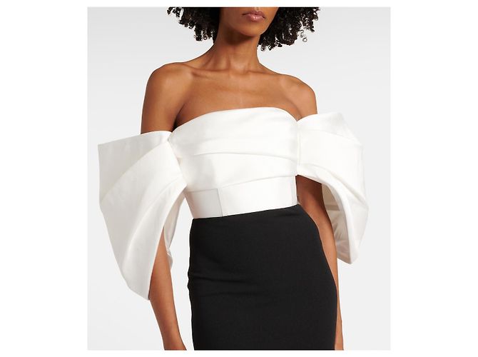 Abendkleid Solace London. Größe 8. Schwarz & Weiß. NEU - Ansicht 2