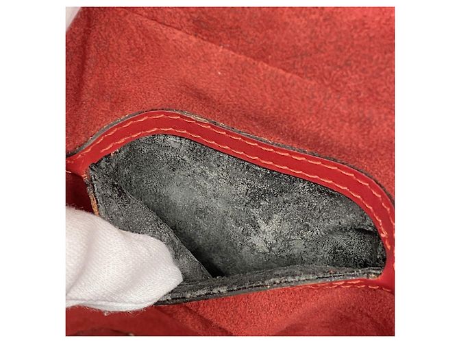 Louis Vuitton Epi Cannes Handtasche Rot - Ansicht 6