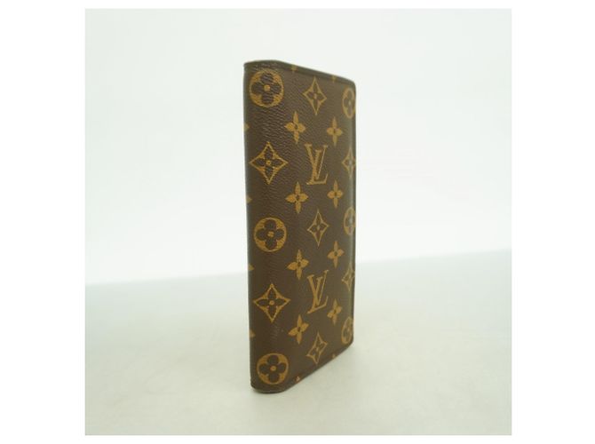 Portafoglio Lungo Brazza Monogram Louis Vuitton Marrone - vista 2