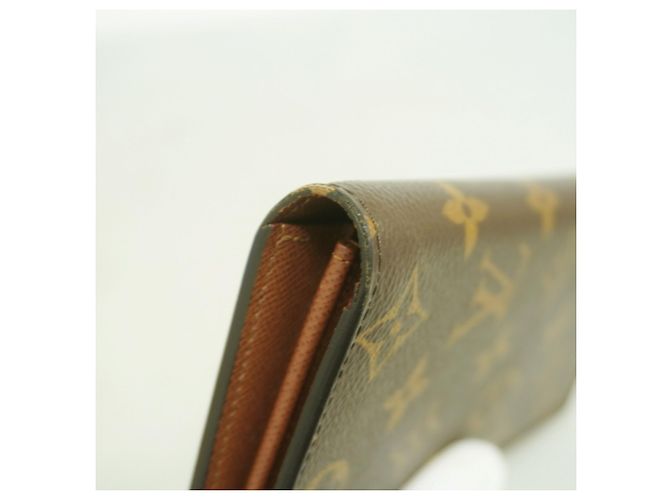 Portafoglio Lungo Brazza Monogram Louis Vuitton Marrone - vista 5