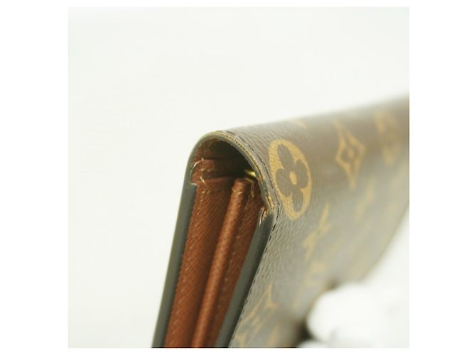 Portafoglio Lungo Brazza Monogram Louis Vuitton Marrone - vista 6