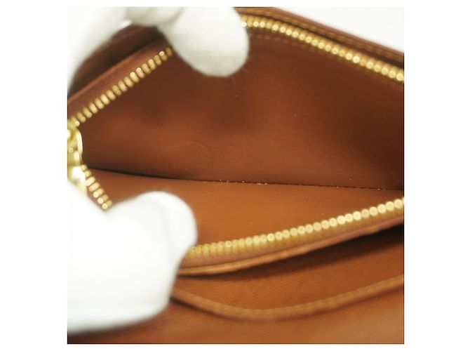 Portafoglio Lungo Brazza Monogram Louis Vuitton Marrone - vista 9