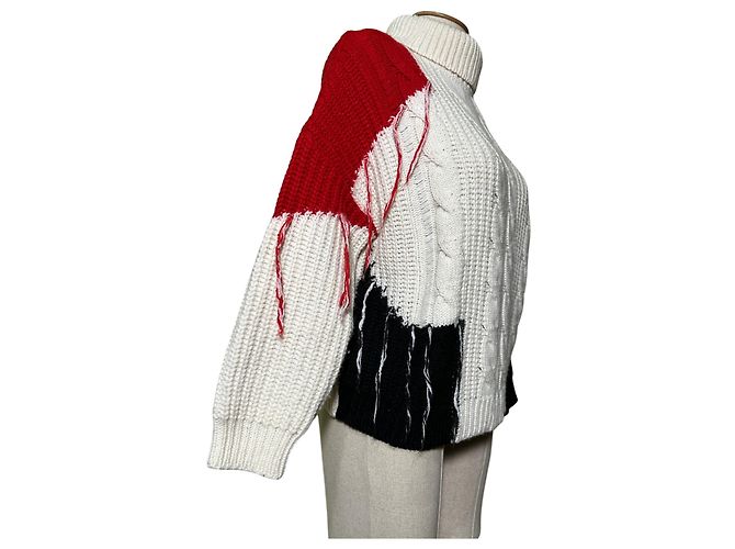 Autre Marque Kontatto Pullover Wolle Acryl Mehrfarbig M Mehrfarben - Ansicht 2