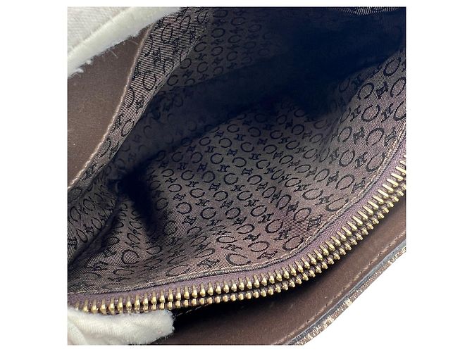 Céline Vintage braune C Macadam Canvas kleine Eimer Tasche - Ansicht 4