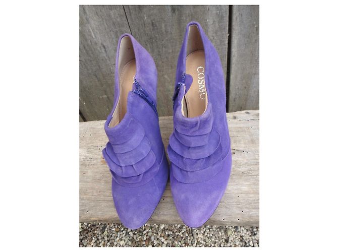 Autre Marque Botines Cosmoparis Sopera de ante morado Púrpura - vista 3
