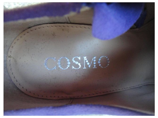 Autre Marque Botines Cosmoparis Sopera de ante morado Púrpura - vista 7