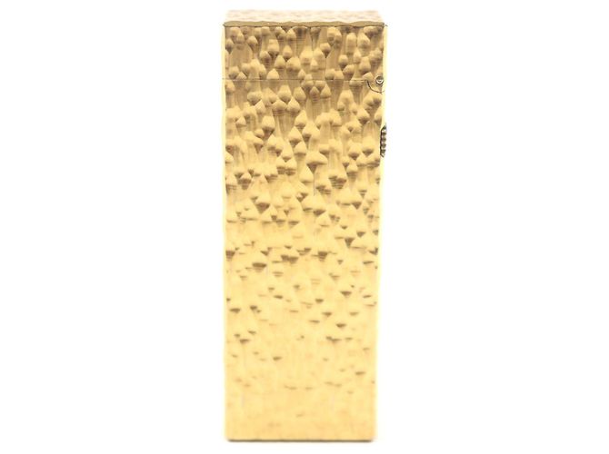Alfred Dunhill Briquet logo à motif intégral Dunhill Square Doré - vue 2