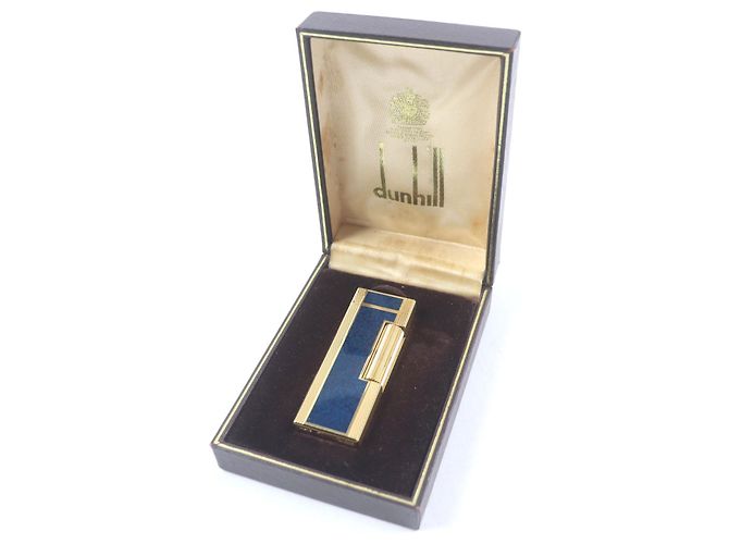 Alfred Dunhill Briquet en laque Dunhill Square Bleu - vue 2