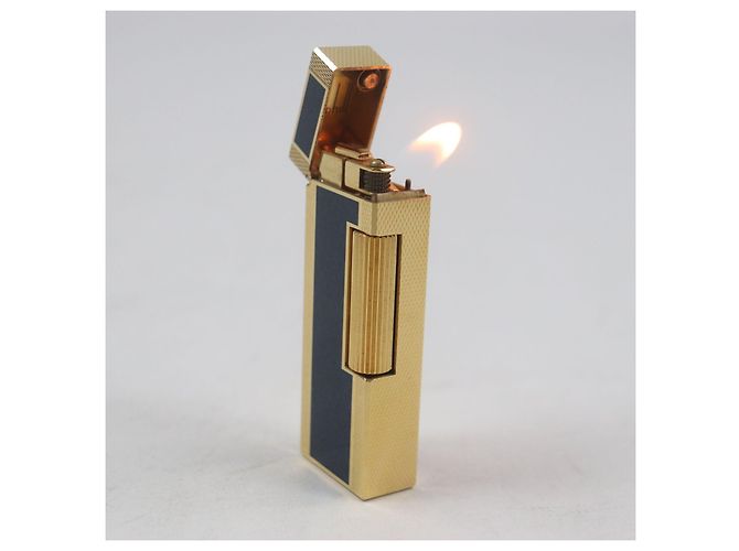 Alfred Dunhill Briquet en laque Dunhill Square Bleu - vue 4