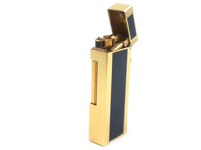 Alfred Dunhill Briquet en laque Dunhill Square Bleu - vue 5