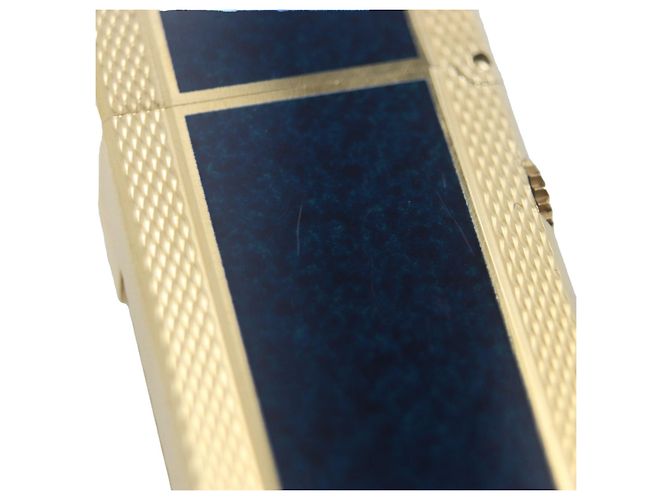 Alfred Dunhill Briquet en laque Dunhill Square Bleu - vue 8