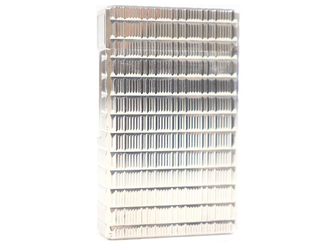 Autre Marque Dupont Line 1 Long Block Check Silver Lighter Silvery - view 2