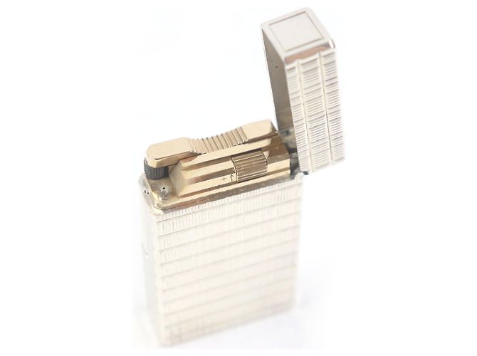 Autre Marque Dupont Line 1 Long Block Check Silver Lighter Silvery - view 4
