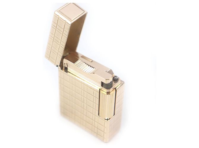 Autre Marque Dupont Line 1 Short Lighter Golden - view 3