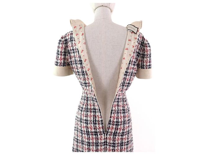 Gucci Einteiler Tweed Kleid Mehrfarben - Ansicht 5