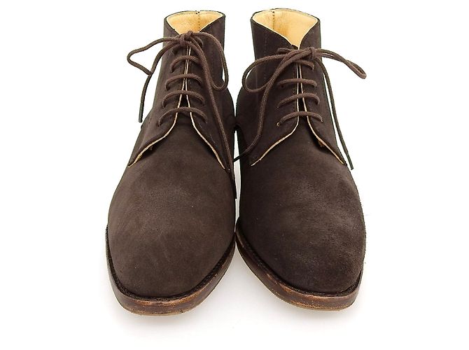Autre Marque Stivaletti in suede Paraboot Marrone - vista 3